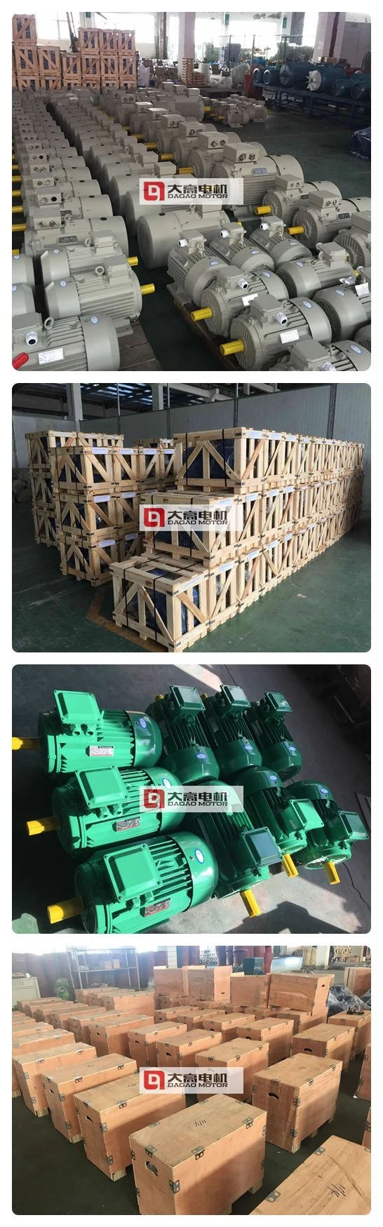 Ye2/Ye3 30kw Three-Phase Asynchronous Squirrel-Cage Cast Iron Induction Electric Motor