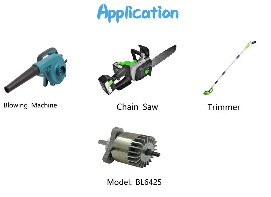 High Speed BLDC Motor for Chain Saw and Grass Trimmer